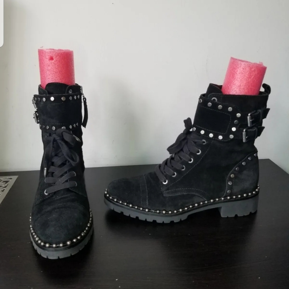 Sam Edelman Womens 7.5 Black Suede damaged